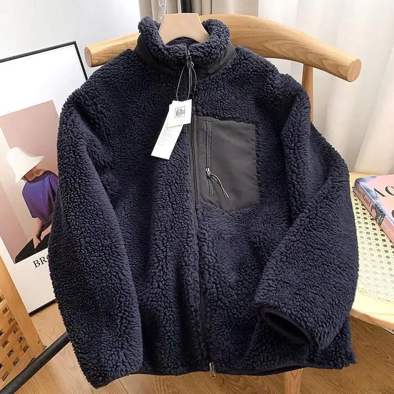 Zacht dames zip-up jack, comfortabel en warm, ideaal voor een casual mode look.