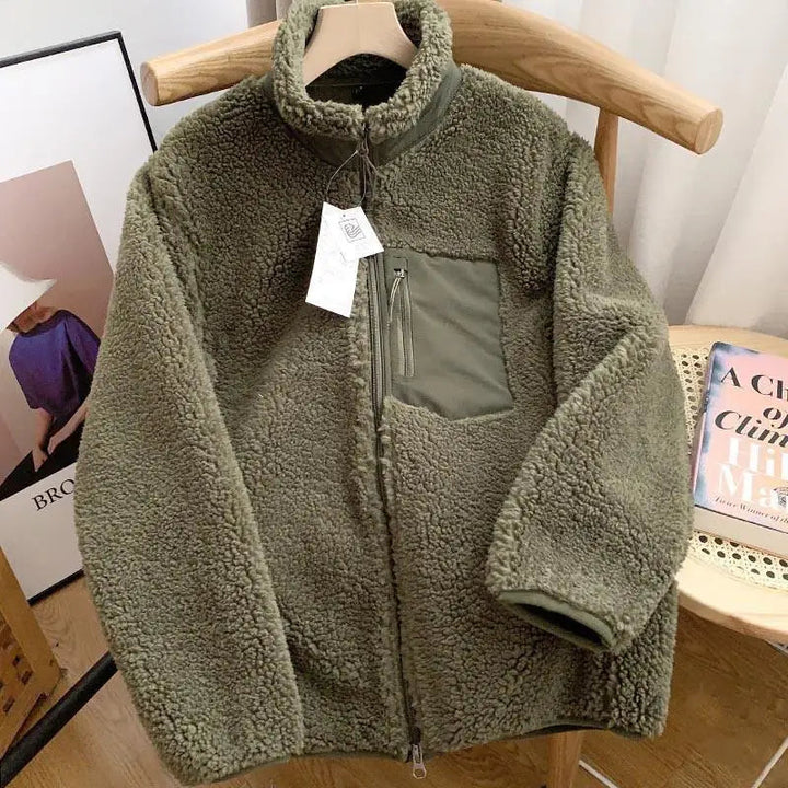 Veelzijdig dames jack met rits, warm, comfortabel en geschikt voor dagelijkse kleding.