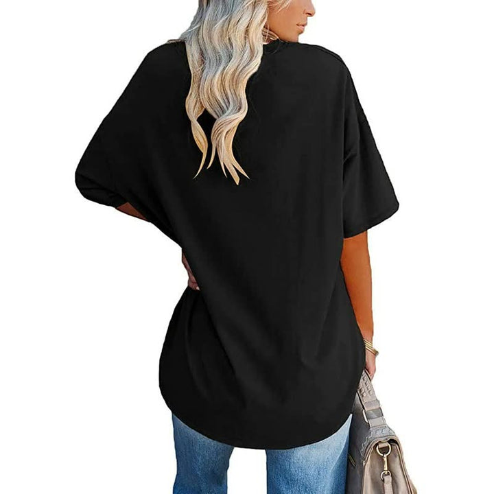 Lichtblauw ComfyShirt, comfortabele casual top, perfect voor een ontspannen dagje uit. Dameskleding.