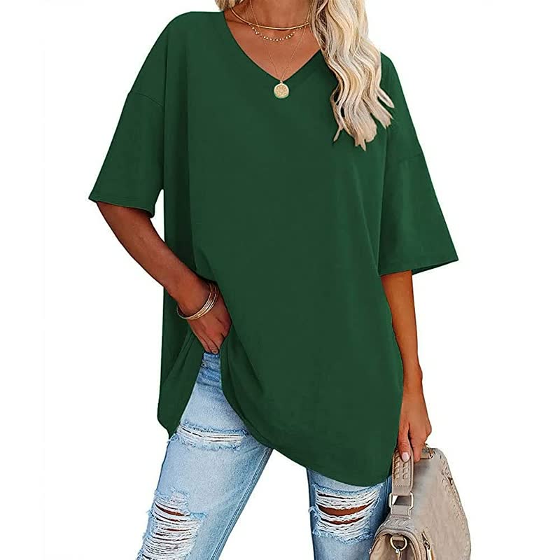 Dames ComfyShirt, zacht en ademend, een modieuze en veelzijdige zomertop. Ultiem comfort.