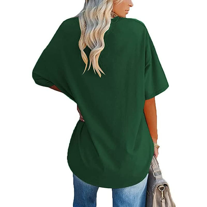 Paars ComfyShirt, een zachte en stijlvolle zomertop voor dameskleding. Zeer comfortabel.