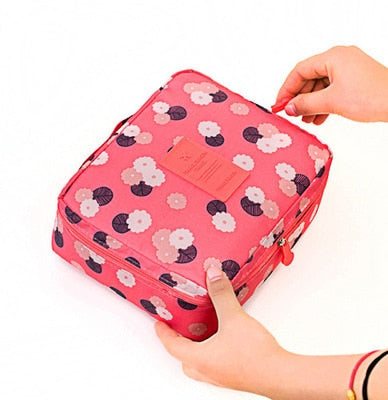 Compacte cosmetica opbergtas, waterdicht. Perfect voor reizen, houdt al je make-up droog en veilig.