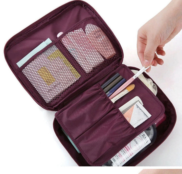 Praktische waterdichte make-up organizer voor dames. Hou je beautyproducten georganiseerd op reis.