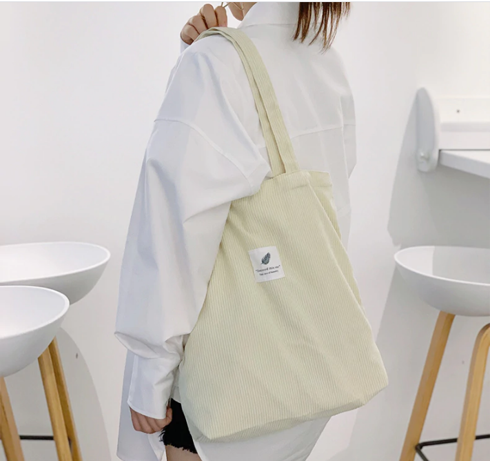 Dames corduroy tas, perfecte balans tussen stijl en functionaliteit, voor dagelijks gebruik.