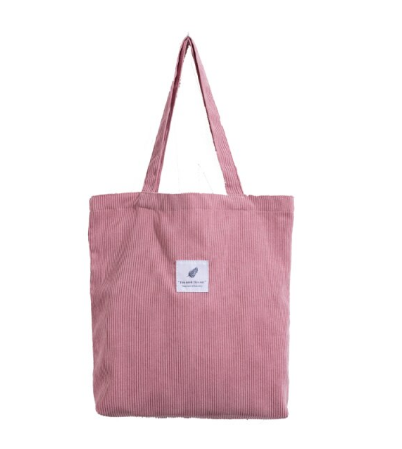 Stijlvolle en ruime corduroy draagtas voor dames, geschikt voor elke casual outfit.