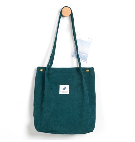 Praktische casual draagtas voor dames, gemaakt van zacht en duurzaam corduroy.