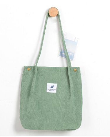 Elegante casual draagtas voor dames in corduroy, stijlvol voor dagelijks gebruik.