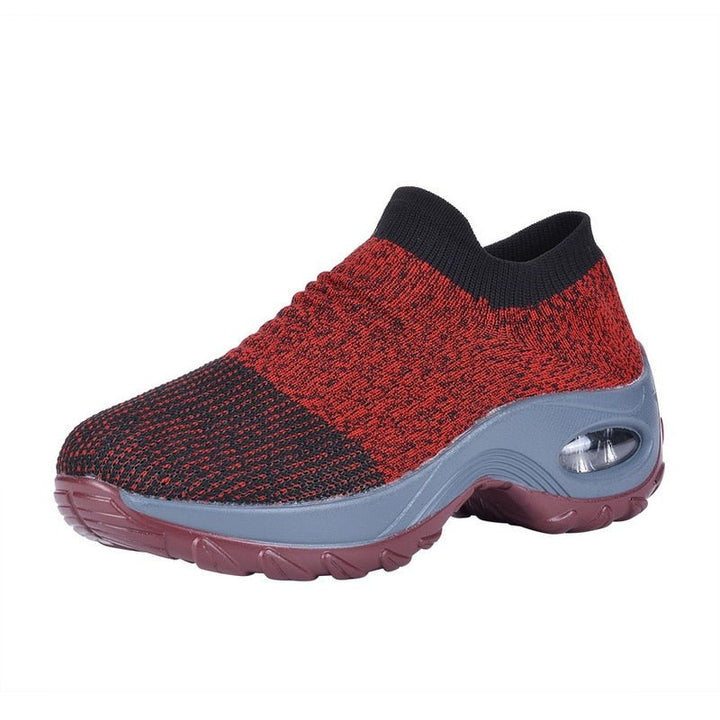 Emmie dames sneakers voor comfortabel wandelen. Ademend bovenwerk en ondersteunende orthopedische zool.