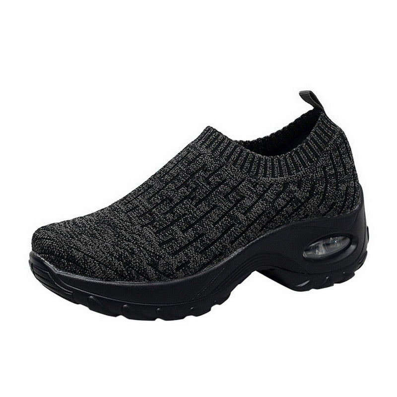 Detail van de orthopedische zool in Emmie dames sneakers, benadrukt demping en ondersteuning.