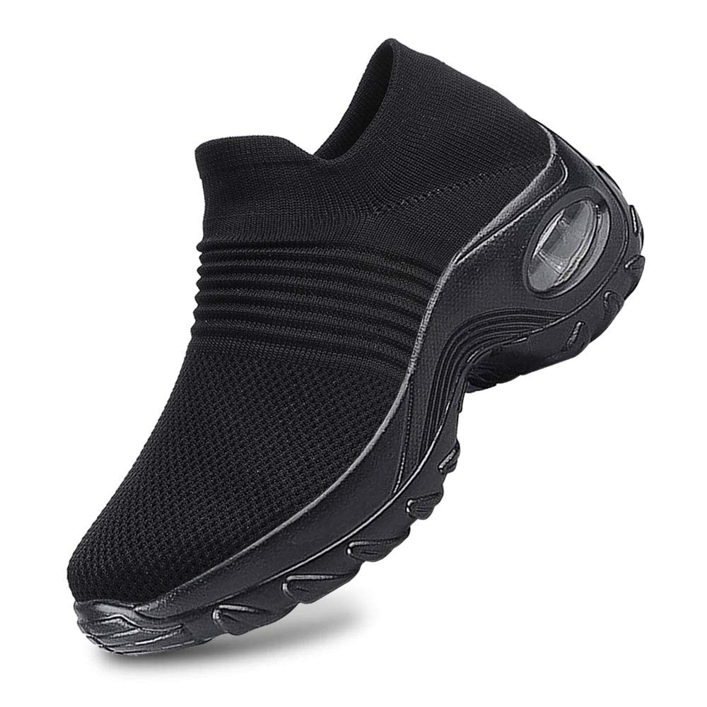 Zijaanzicht: Dames Emmie sneakers, toont stijlvol design en dempende orthopedische zool voor comfort.