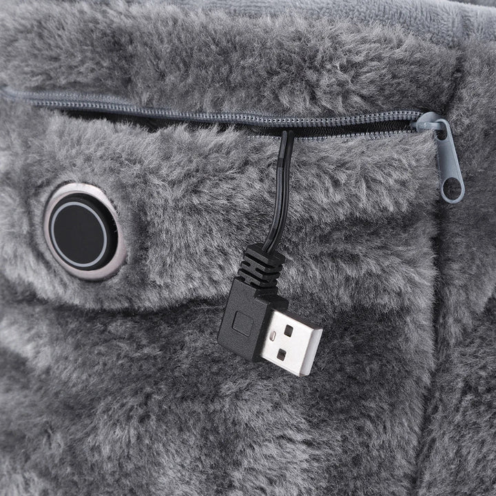 Warme huisschoenen WarmFeet, USB verwarmd en geschikt voor dames & heren. Comfortabele winterpantoffels.