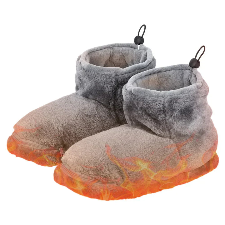 Cadeautip voor de winter: WarmFeet elektrische pantoffels, USB verwarmd. Nooit meer koude voeten thuis.