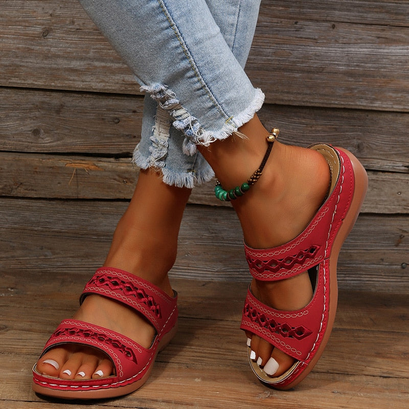 Dames ergonomische sandalen Valentina in stijlvolle kleur, bieden comfort en voetondersteuning voor dagelijks gebruik.