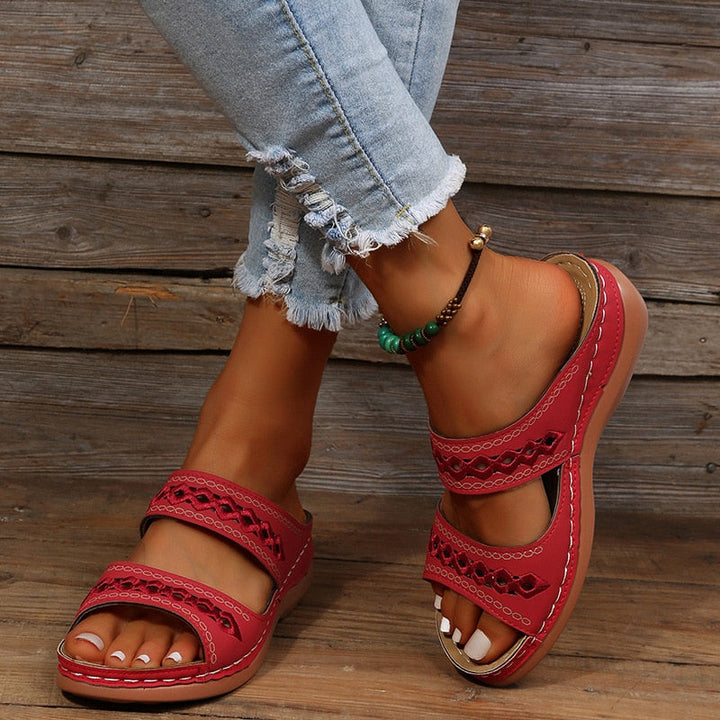 Dames ergonomische sandalen Valentina in stijlvolle kleur, bieden comfort en voetondersteuning voor dagelijks gebruik.