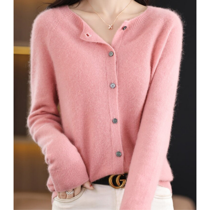 Casual gebreid damesvest met V-hals, comfortabel voor dagelijks gebruik en moeiteloze elegantie.