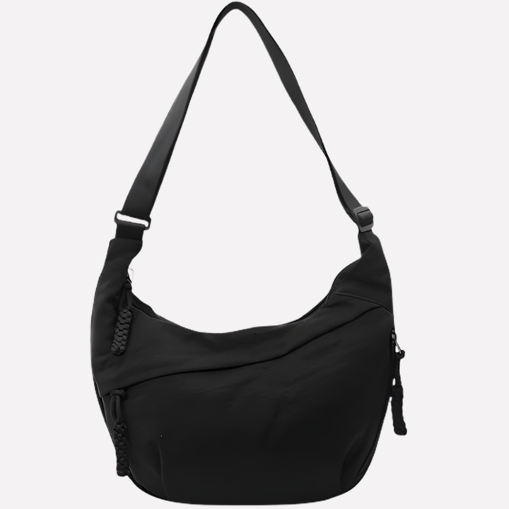 Praktische dames tas: ruime crossbody model, handenvrij en perfect voor diverse gelegenheden.