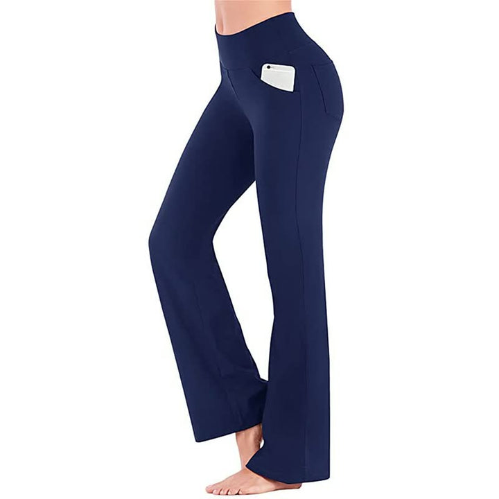 Comfortabele dames hoge taille broek voor elke dag. Perfect als casual broek of voor ontspanning.