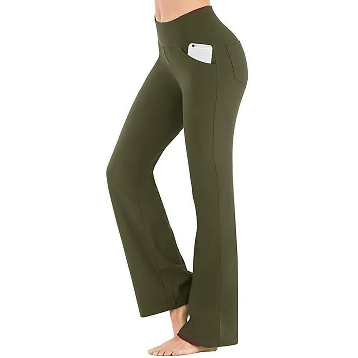Moderne dames hoge taille broek van NicePants™, met praktische zakken. Ideaal voor een stijlvolle, actieve look.