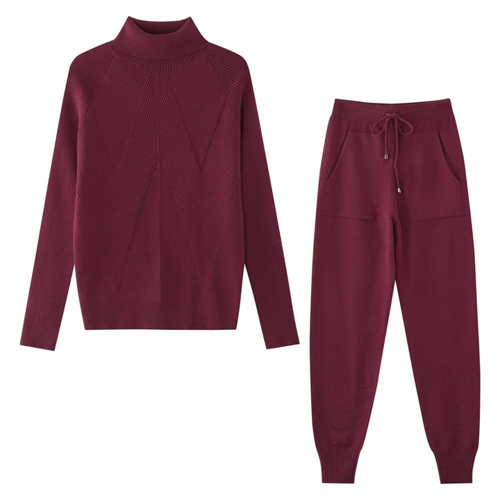 Stijlvol loungepak voor dames, ook als comfortabel huispak te dragen.