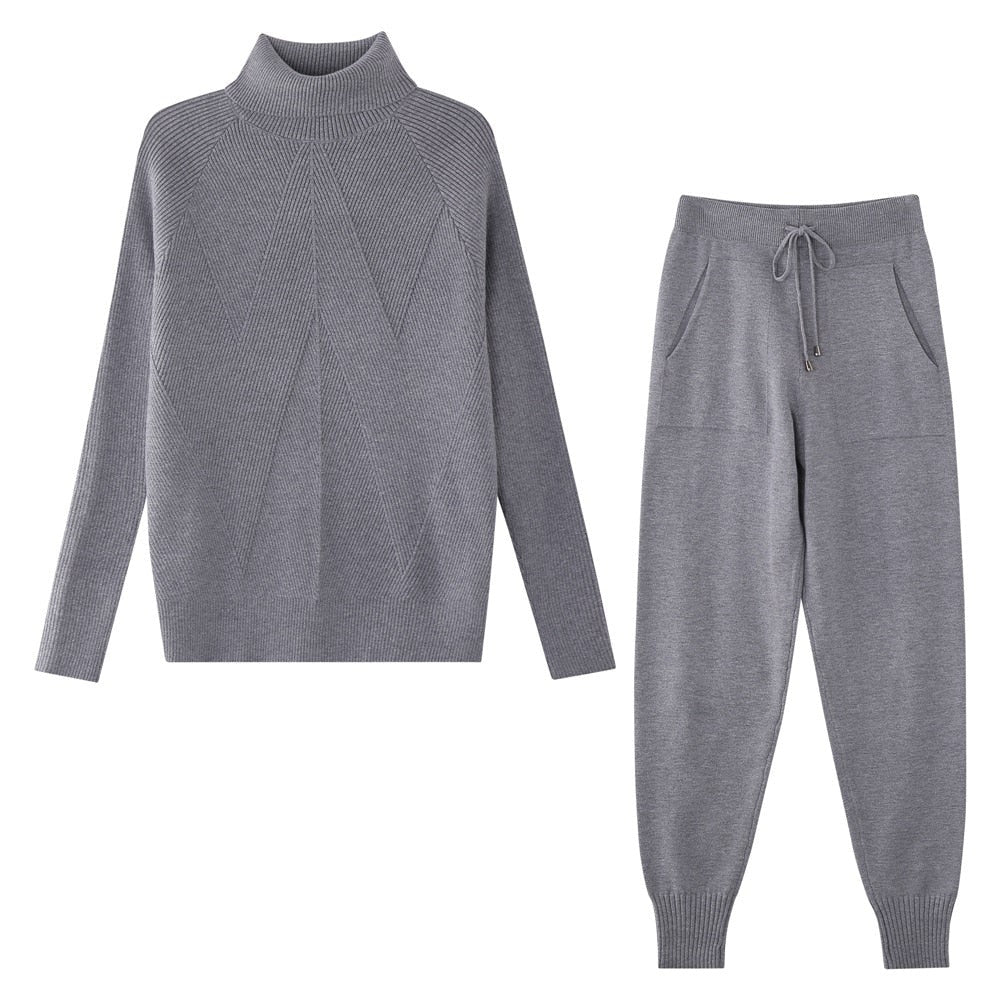 Elegant dames huispak, een zacht en comfortabel loungepak van TiggysPakje.