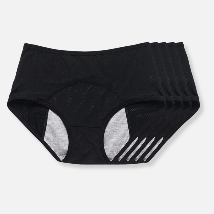 Betrouwbare lekvrije slip: comfortabel dames ondergoed dat discreet beschermt en een elegant uiterlijk heeft.