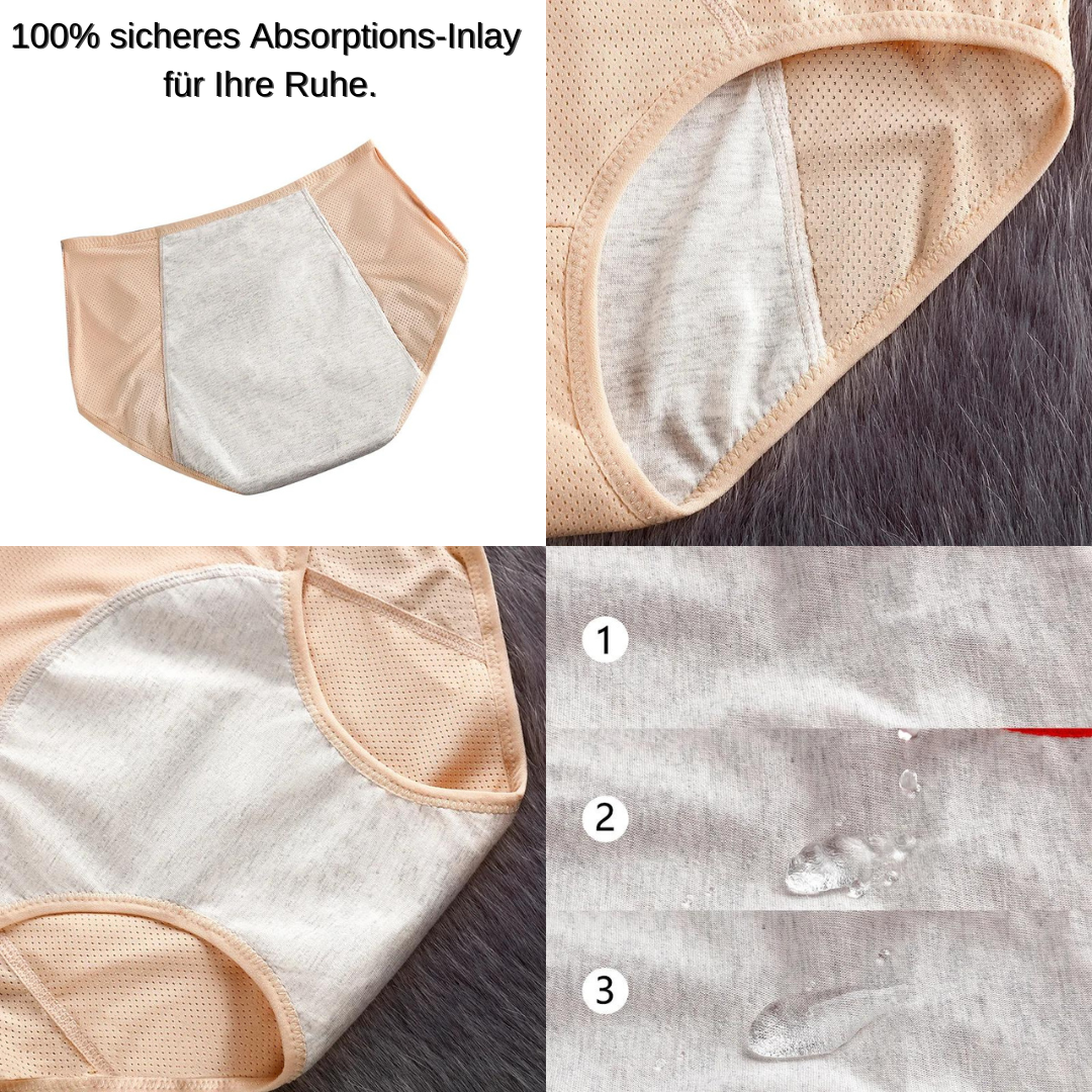 Elegante dames slip met lekvrije technologie, perfect voor een zelfverzekerd en comfortabel gevoel.