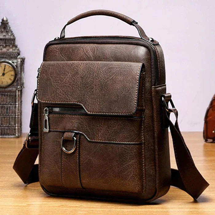 Veelzijdige leren schoudertas EleganceLuxe, de perfecte handtas voor dames voor elke dag en elke stijl.