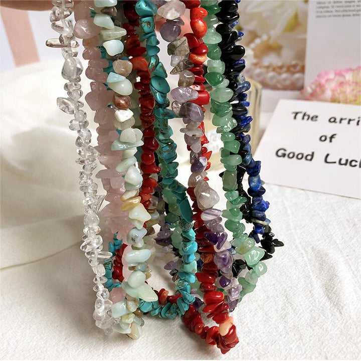 Elegante kristallen damesketting Lina, met spirituele energie.