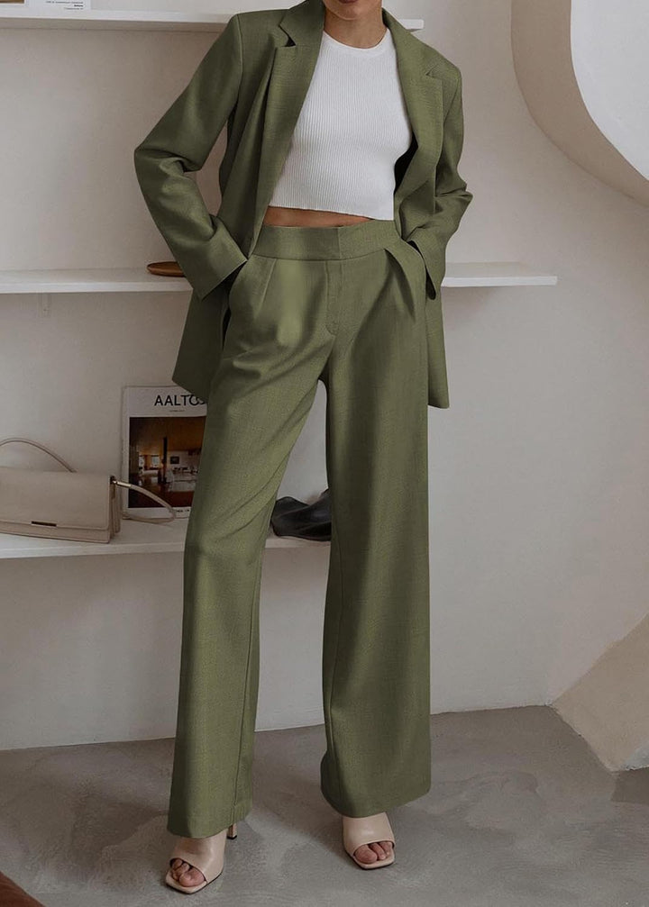 Comfortabele pantalon voor dames, passend bij de Mia blazer set. Zakelijk of casual.