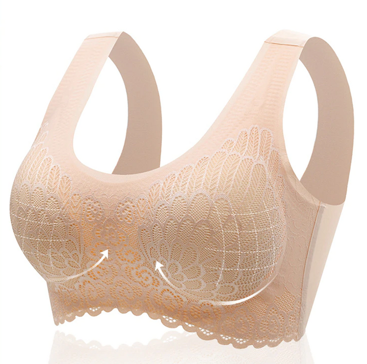 Ultieme comfortbeha voor dames: naadloos, draadloos en ademend voor de gevoelige huid. Perfecte ondersteuning.