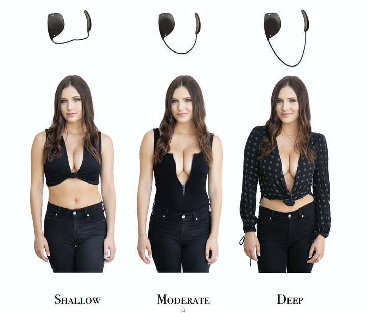 Dames push-up bh kit voor speciale gelegenheden; onzichtbaar, strapless & rugloos voor open kleding.