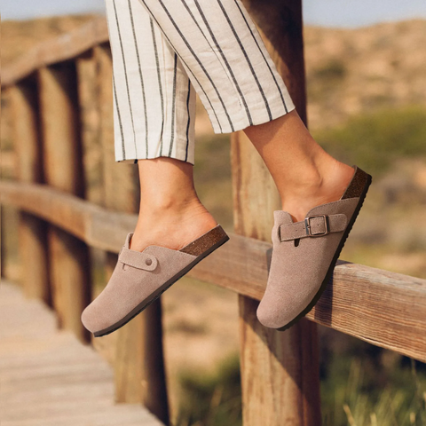 Binnenzijde zachte dames comfort pantoffels, ademend en ondersteunend voor langdurig draagcomfort thuis.