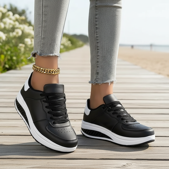 Dames orthopedische sneakers Amelie, stijlvol en comfortabel voor dagelijks gebruik.