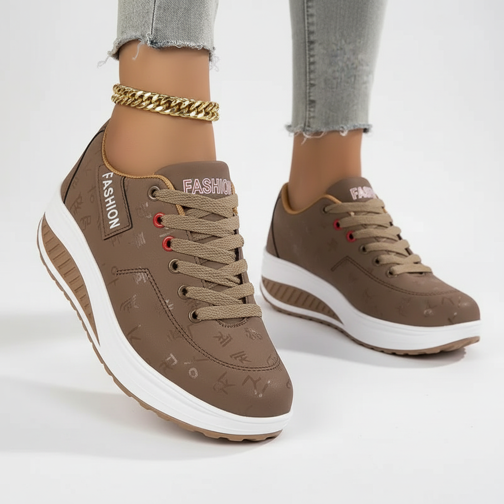 Hoogwaardige orthopedische dames sneakers Amelie, bieden comfort en stijl voor elke voet.