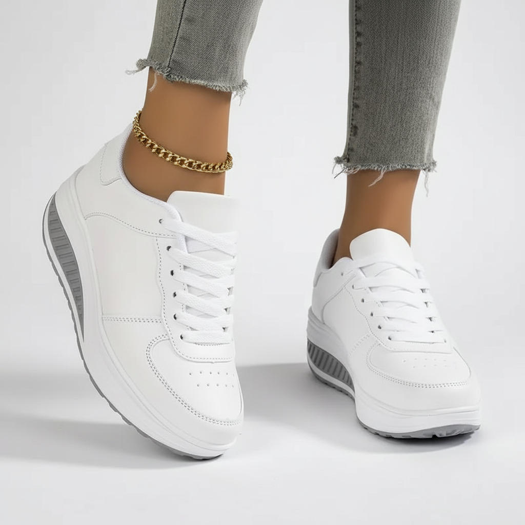Moderne Amelie dames sneakers, combineert eigentijdse stijl met therapeutisch comfort.