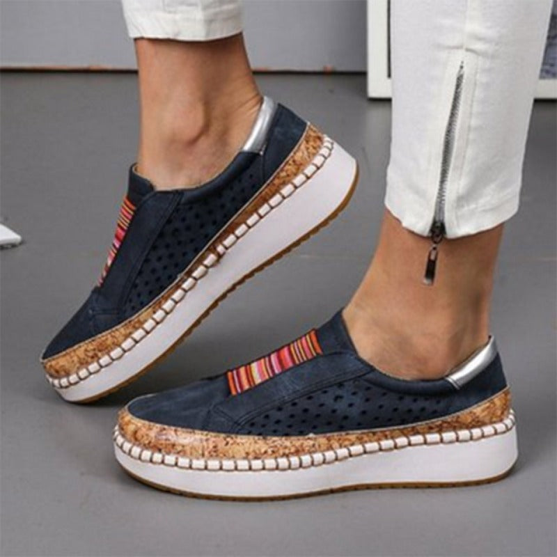 Flexibele JusticeSneaks dames sneakers, orthopedisch ontworpen voor maximaal comfort en ondersteuning.