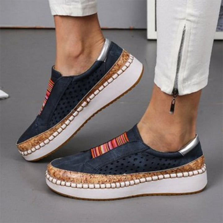 Flexibele JusticeSneaks dames sneakers, orthopedisch ontworpen voor maximaal comfort en ondersteuning.