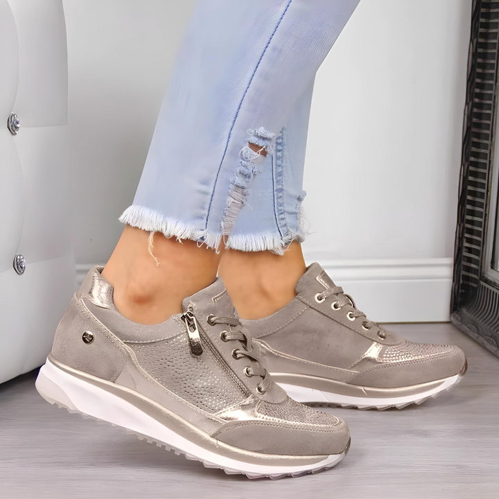Stijlvolle orthopedische dames wandelschoenen, bieden ultiem comfort en ondersteuning voor elke dag.