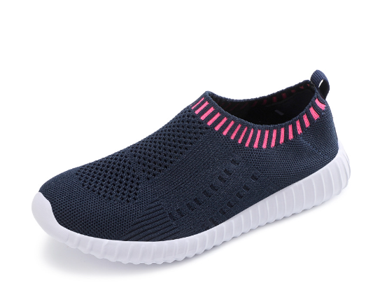 Ademende dames wandelschoenen met orthopedische binnenzool voor superieur comfort en ondersteuning.