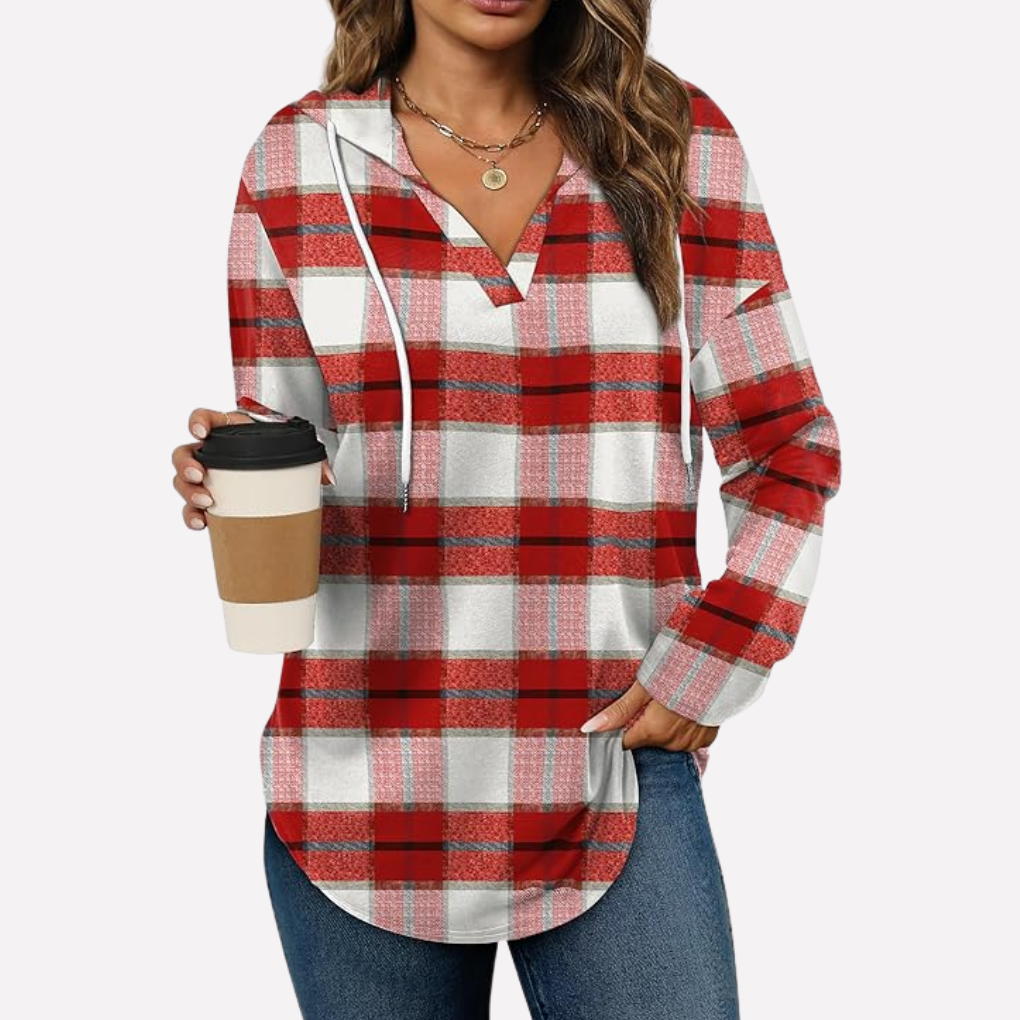 Trendy dames oversized sweatshirt, met losse pasvorm voor ultiem comfort en veelzijdigheid.