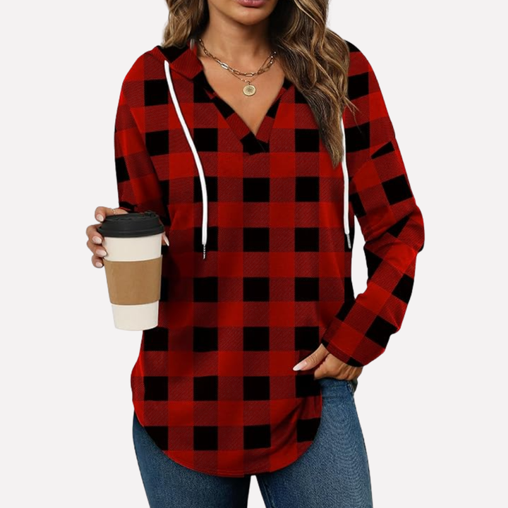 Casual dames hoodie met capuchon, de perfecte oversized pullover voor elke dag.