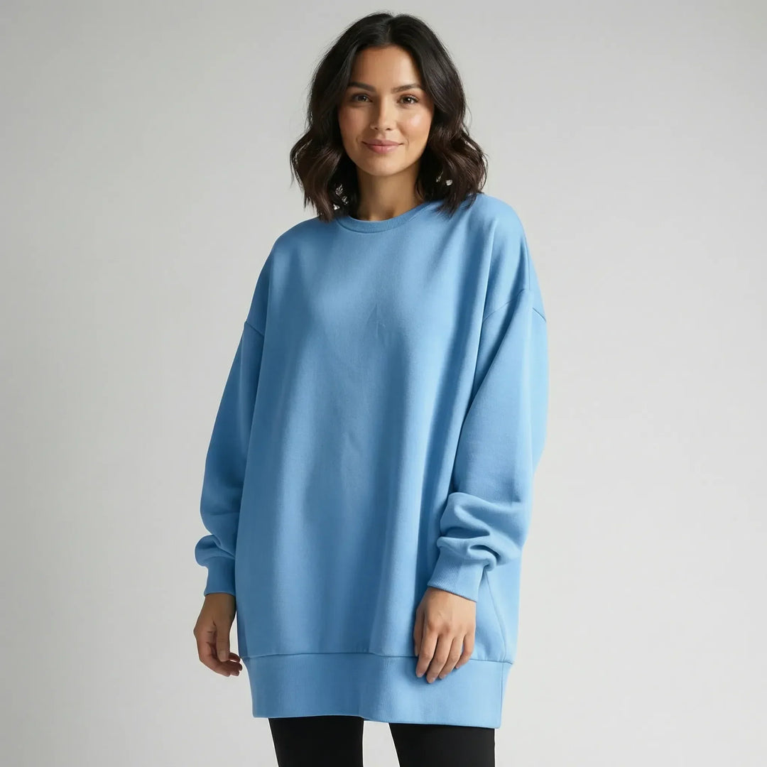 Warme en comfortabele oversized trui voor dames, een must-have voor winter- en herfstkleding.