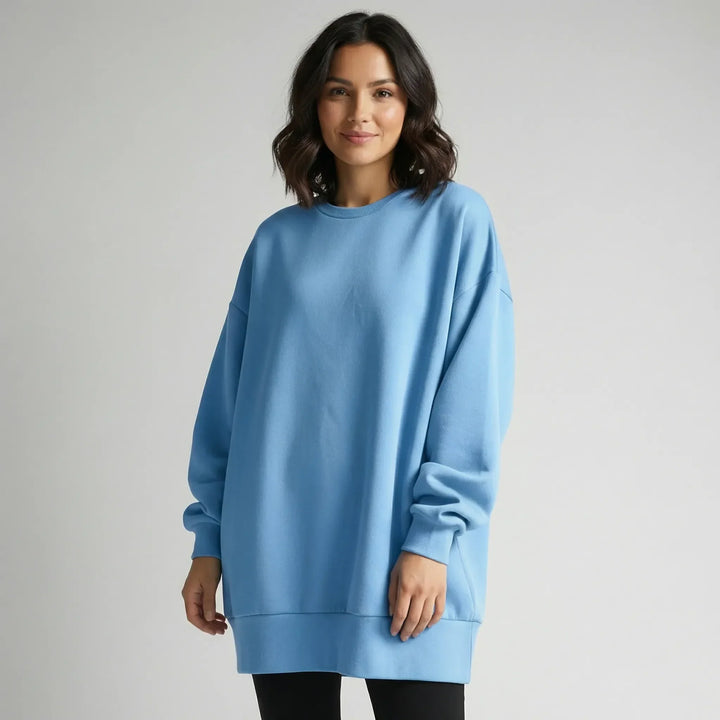 Warme en comfortabele oversized trui voor dames, een must-have voor winter- en herfstkleding.