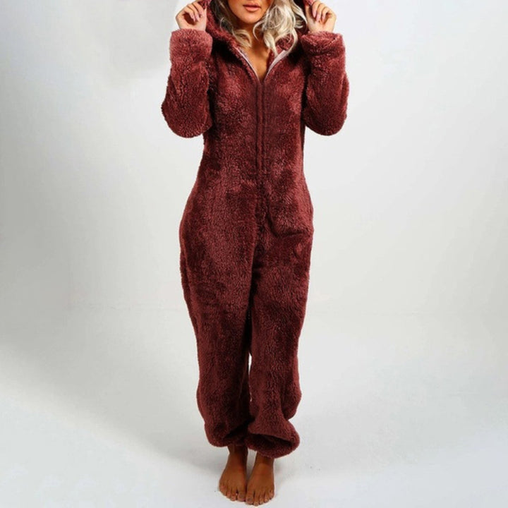 Harper dames onesie, heerlijk zacht pluche voor optimale warmte en comfort als huispak.