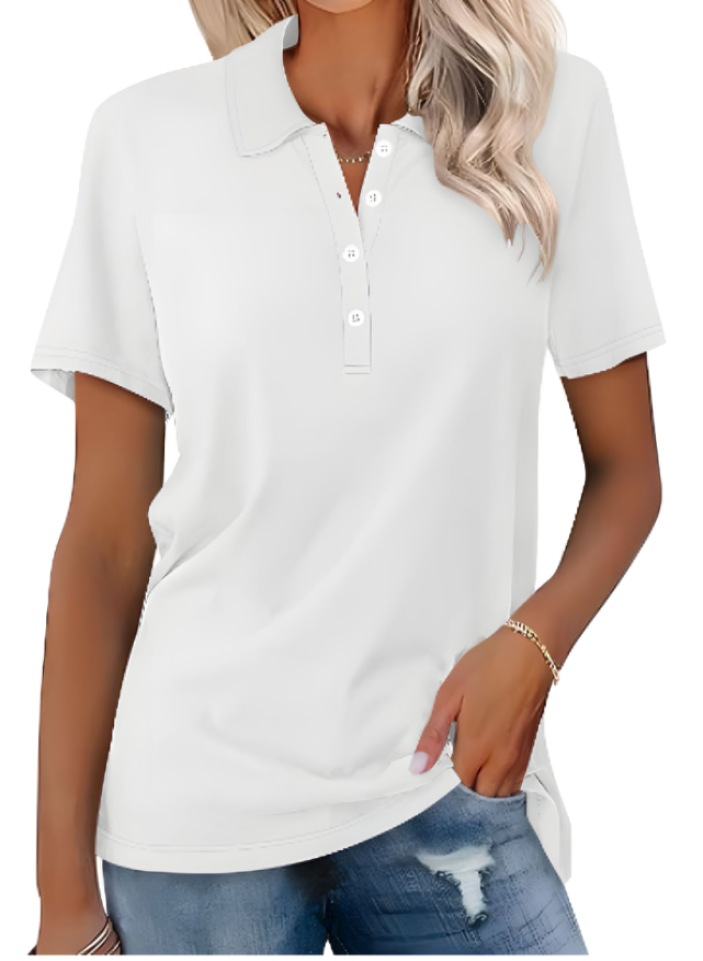 Comfortabel dames poloshirt Nova, ideaal voor een casual outfit. Duurzaam, stijlvol en veelzijdige mode.