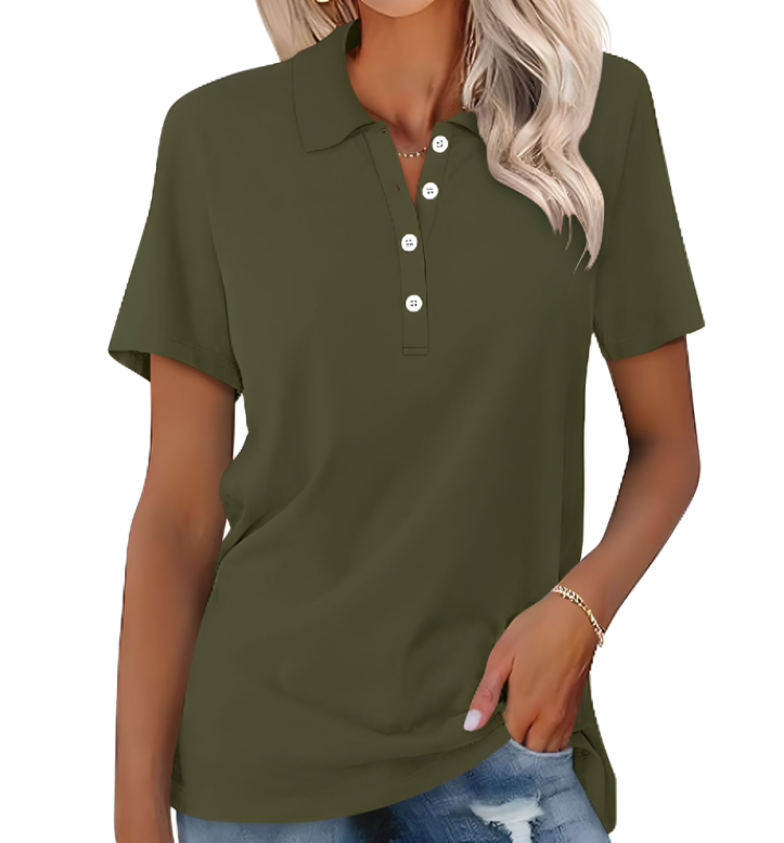 Zakelijk dames poloshirt Nova, elegant en duurzaam. Geschikt voor een professionele look, met comfort.