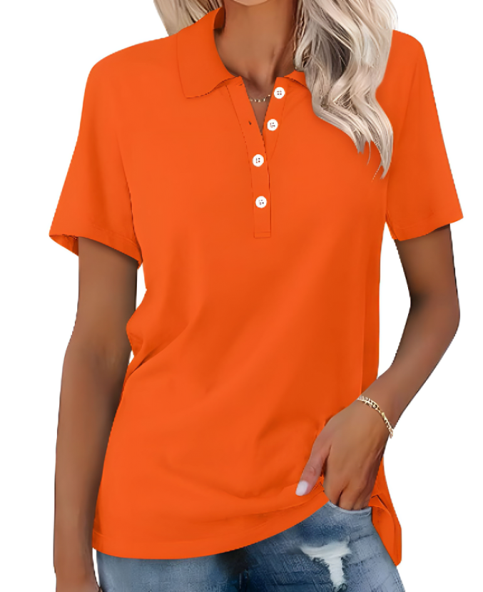 Zacht dames poloshirt Nova, comfortabele en duurzame top voor dagelijks gebruik. Stijlvolle mode kleding.