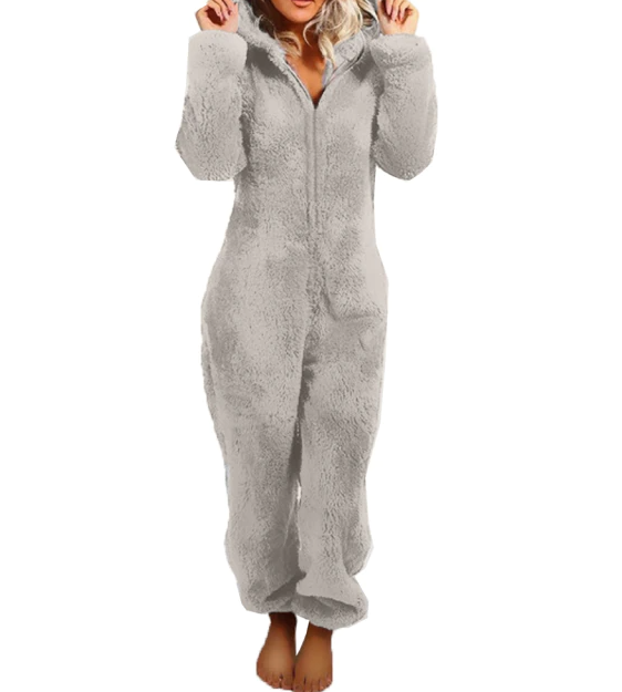 Dames pyjama van zachte stof, ideaal voor comfortabel thuis relaxen. Stijlvolle loungewear en nachtkleding.