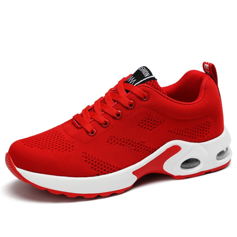 Dames RunnyShoes™ loopschoenen, ontworpen voor optimale demping en comfort tijdens het rennen.