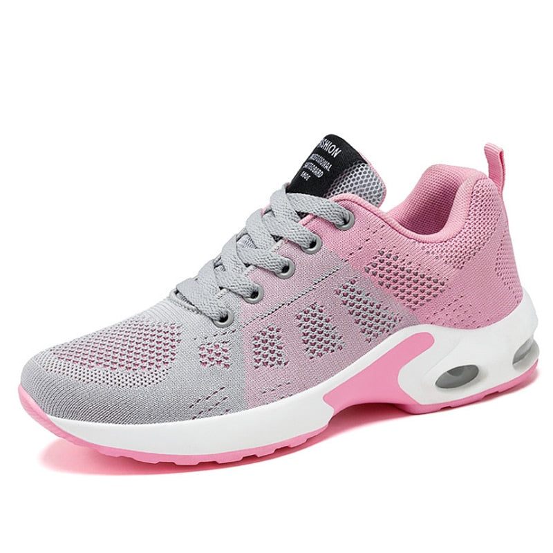 Stijlvolle RunnyShoes™ dames sportschoenen, combineren mode en functionaliteit voor sportieve dames.